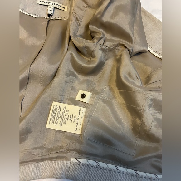 Twenty8Twelve Cropped Linen Blazer - Sz US4 - Picture 10 of 14
